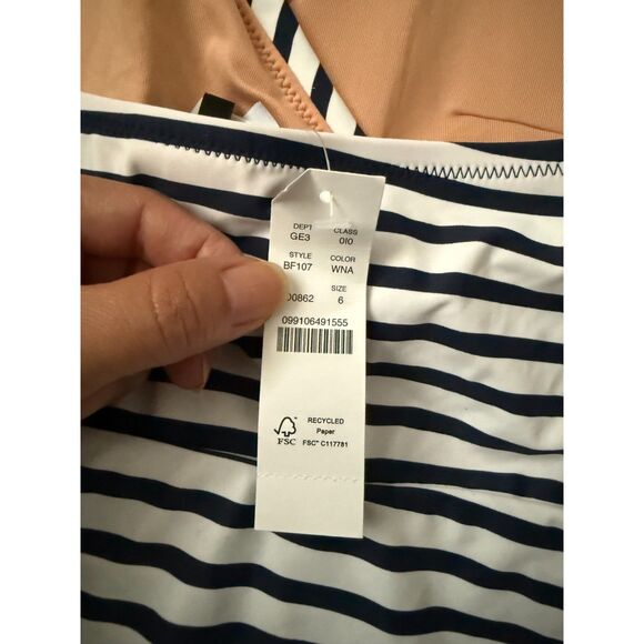 J. Crew Halter wrap swim dress size 6 - Picture 7 of 8